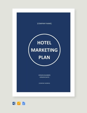 Hotel Marketing Plan Template