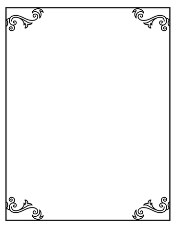 Free Wedding Frame Coloring Page Template to Edit Online