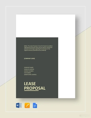 Lease Proposal Template