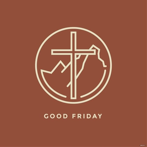 Good Friday Icon Vector