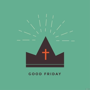 Good Friday Crown Vector