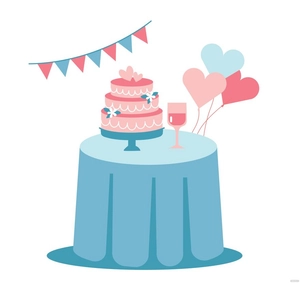 Wedding Reception Illustration