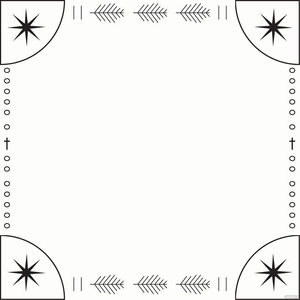 Good Friday Border Vector