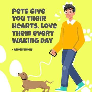 Free Inspirational Pet Quote Template to Edit Online