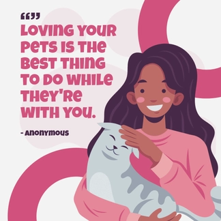 Free Love For Pets Quote Template to Edit Online
