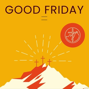 Good Friday Sign Vector