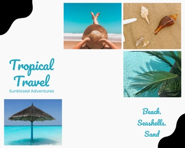Free Travel Mood Board Template to Edit Online