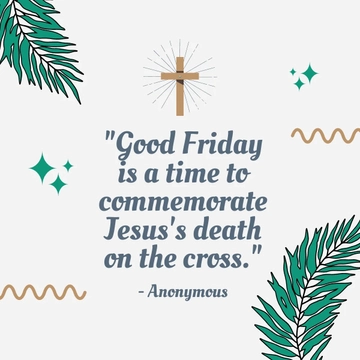 Free Good Friday Quote Template to Edit Online
