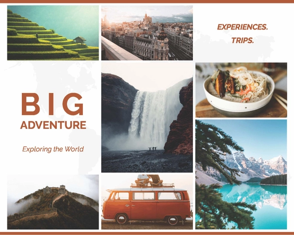 Adventure Mood Board Template