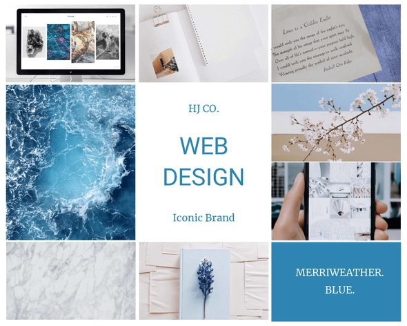 Web Design Mood Board Template