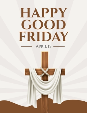 Happy Good Friday Flyer Template