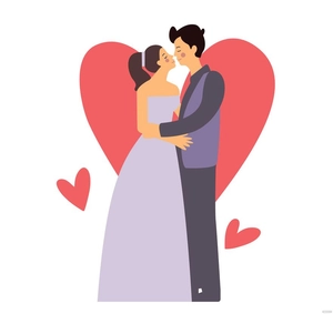 Wedding Love Illustration