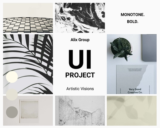 UI Mood Board Template