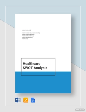 Sample Healthcare SWOT Analysis Template