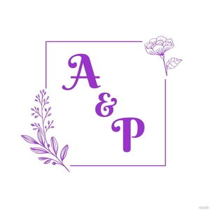 Wedding Monogram Clipart