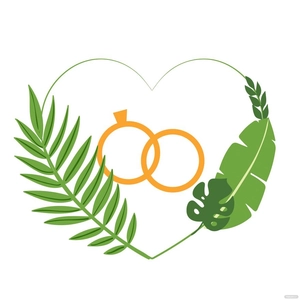 Green Wedding Clipart