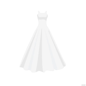 Wedding Dress Clipart