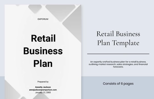 Retail Business Plan Template