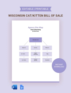 Agency Site Map Template