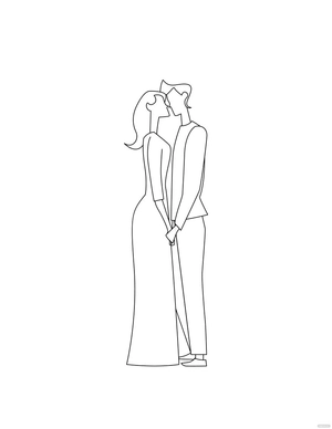 Wedding Ceremony Coloring Page
