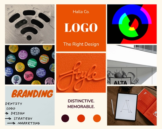 Logo Mood Board Template