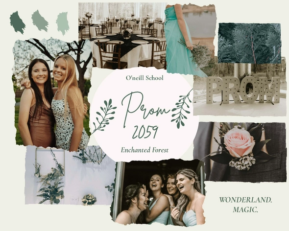 Prom Mood Board Template