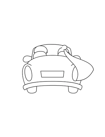 Free Elegant Wedding Coloring Page Template to Edit Online