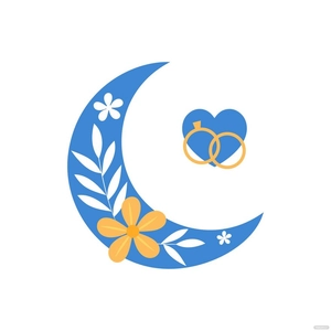 Blue Wedding Clipart