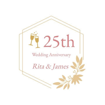 Free Wedding Anniversary Clipart Template to Edit Online