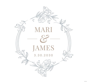 Transparent Wedding Illustration