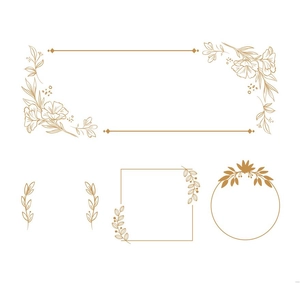 Decorative Wedding Illustration