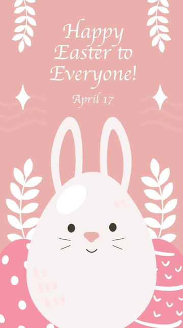 Free Easter Greetings Whatsapp Status Template to Edit Online
