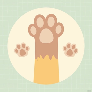 National Pet Day Paw Background National Pet Day Paw Background