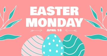 Free Easter Monday Facebook Post Template to Edit Online