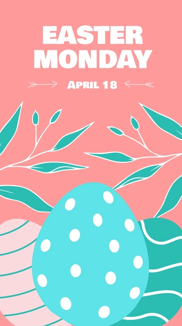 Free Easter Monday Whatsapp Status Template to Edit Online