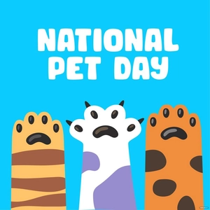 National Pet Day Concept Background National Pet Day Concept Background