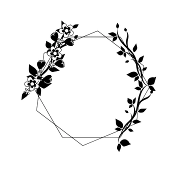Free Wedding Frame Silhouette Template to Edit Online