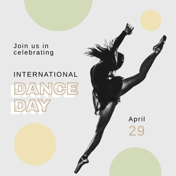 Free International Dance Day Celebration Template to Edit Online