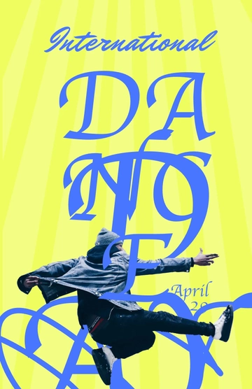 Free International Dance Day Poster Template to Edit Online
