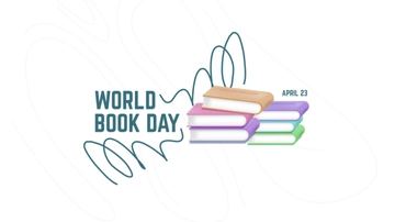 Free World Book Day YouTube Banner Template to Edit Online