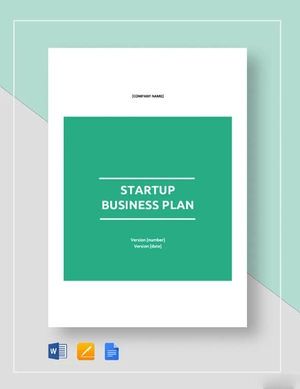 Startup Business Plan Template