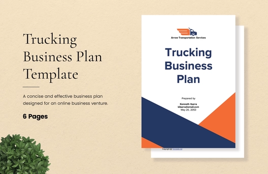 Trucking Business Plan Template Trucking Business Plan Template