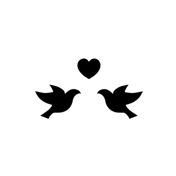 Free Wedding Love Silhouette Template to Edit Online