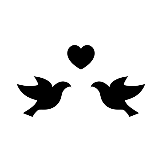 Wedding Love Silhouette