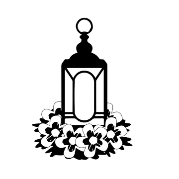 Free Wedding Lamp Silhouette Template to Edit Online