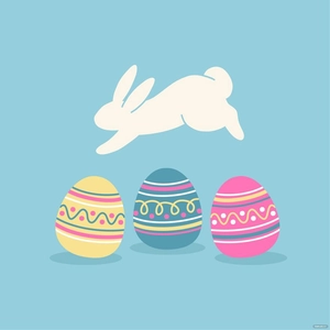 Flat Easter Vector