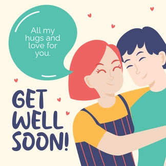 Free Cute Get Well Soon Template to Edit Online