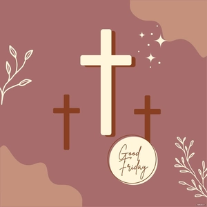 Good Friday Decoration Vector