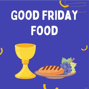 Good Friday Food Vector
