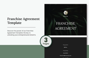 Franchise Agreement Template